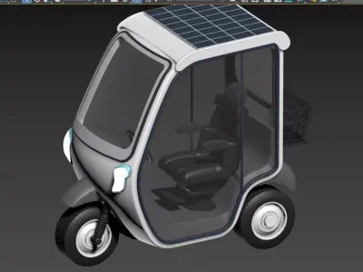 Elders Electric Scooter Free 3D model