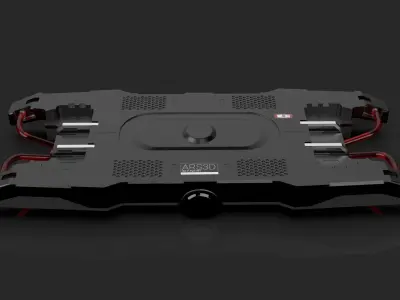Sci-Fi Props Gadget Panel Free 3D model