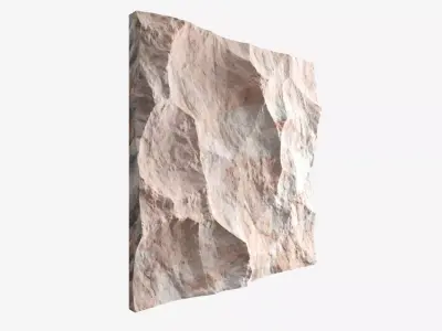 387-RockPanel piece of rock 3D model