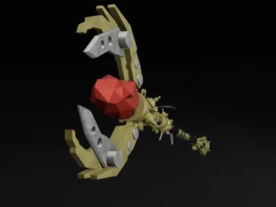 Staff of Fire 3D print model