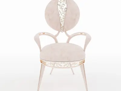 Nature Chair Low-poly 3D model