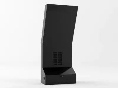 Outdoor Computer Station 3D Model Low-poly 3D model