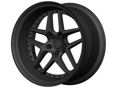 Blitz Type 03 Aftermarket Wheel Low-poly 3D model