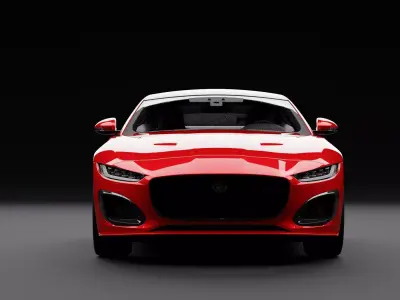 Jaguar F-Type 3D model by RenderRides