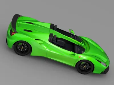 Ferrari 488 Speedster 2016 3D model