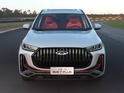 2023 Chery Tiggo7 Plus with lowpoly interior Low-poly 3D model