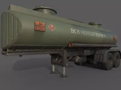 Fuel Semi-Trailer 3D model