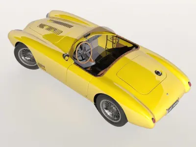 1954 OSCA Mt4 3D model