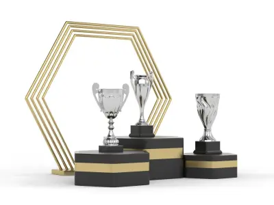 Trophy Cups 3D model 70
