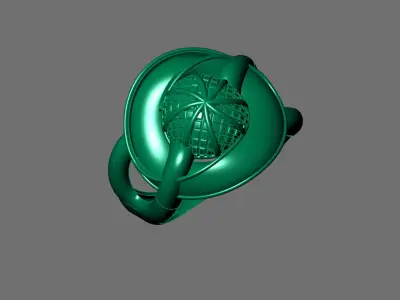 Plain Ring Women Ready STL 3DM Models Womens Rings 3D models 3D print model 39