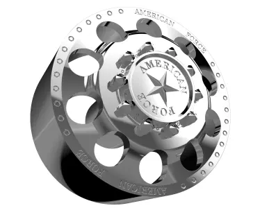 AMERICAN FORCE 5 HOLES DRW WHEEL 3D print model