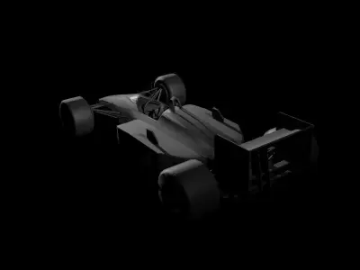 MP 4-4 Model Car Low-poly 3D model