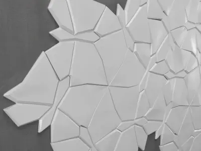 3d panel butterfly  3D model