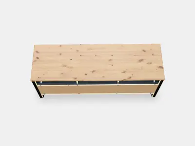 HEMNES TV bench 3D model