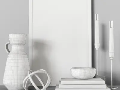 Decorative set 3D model