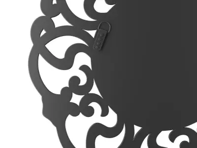 Wall Mirror Mornaix Silver 3D model