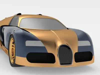 Bugatti Veyron 3D Mode 3D model
