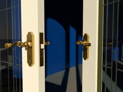 Door Knob Hardware 3 3D model