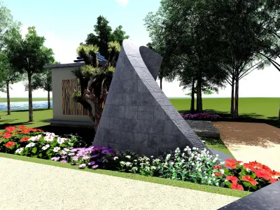 tomb complex 3D model