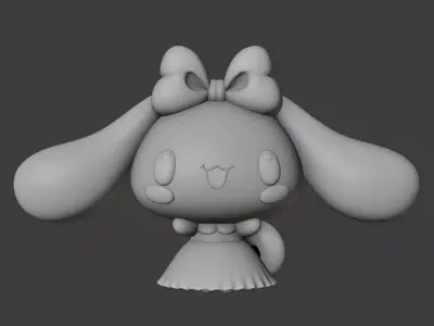 Sanrio cinnamoroll 25 3D print model