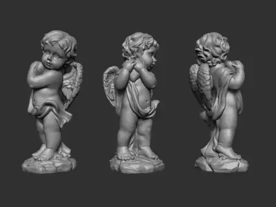 Baby  Angel Figure Model - Printable 3D print model