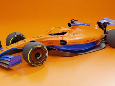 McLaren Formula 1 Concept Car  3D model