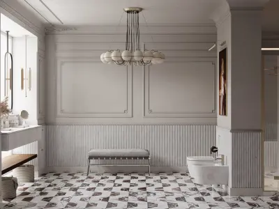 Luxury Bathroom Salvatori  3D model