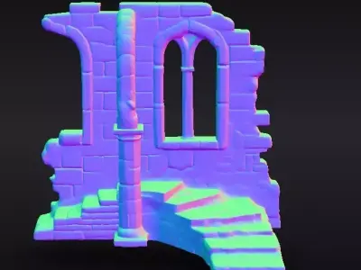 Ancient Ruins 1 3D model