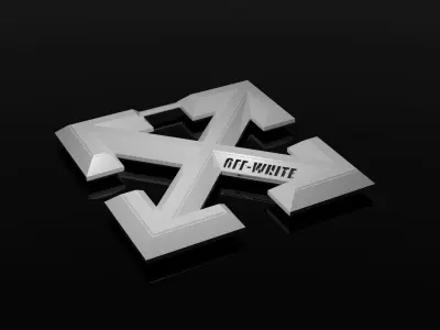 OFF-WHITE neckless jewelry 3D print model