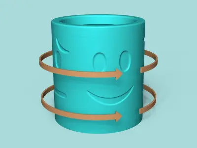 Mood Vase - Spinning - Plant Pot - Home Decor 3D print model