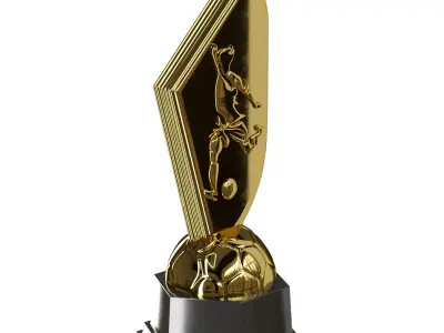 Football Champions Cup 3d model 3D print model