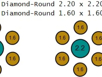 LUXURY FLOWER STYLE EARRING 3D PRINTABLE MODEL 3D print model