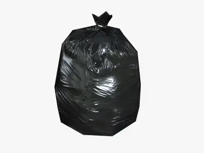 Garbage Bags Low-poly 3D model