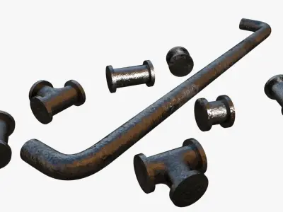 Custom Pipe 3D model