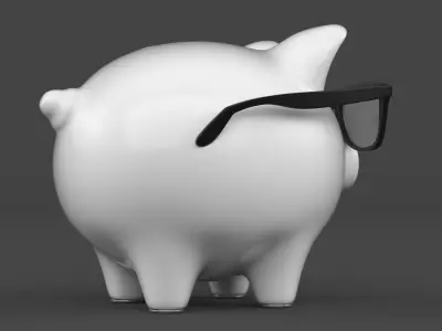 Piggy Bank 3D model