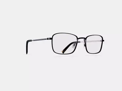 Thurston Eyeglasses in Carbon Low-poly 3D model