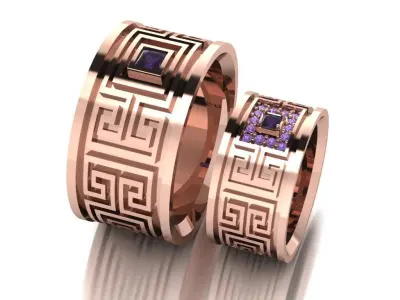 ring set 26 collection1 3D print model