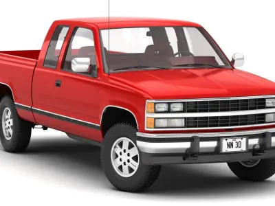 GENERIC PICKUP TRUCK 25 3D model