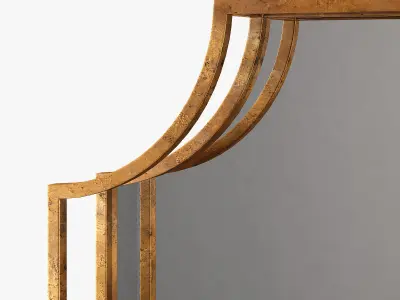 Uttermost lindee gold wall mirror 3D model