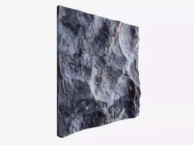 303-RockPanel rock wall art 3D model