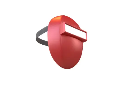 Welding Mask v1 003 Low-poly 3D model