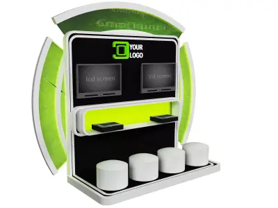 Booth Exhibition Stand a443a 3D model
