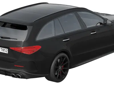 Brabus 730 AMG C63 Estate 3D model