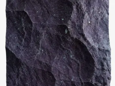 517-RockPanel rock wall art 3D model
