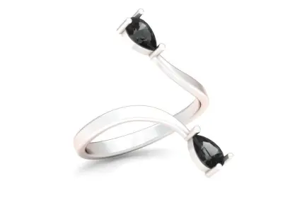 Pear Ring 3D print model