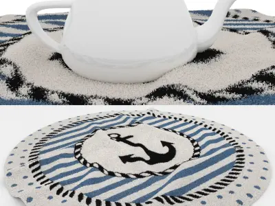 Rugs No 456 Low-poly 3D model