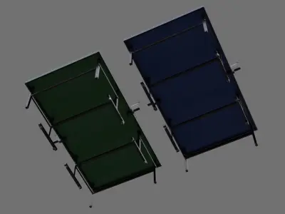 Ping Pong Table 2A Low-poly 3D model