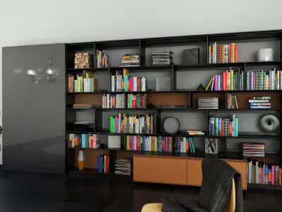 Open book 3D model