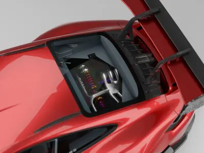 Porsche 911 GT3 RS 3D model 3D model