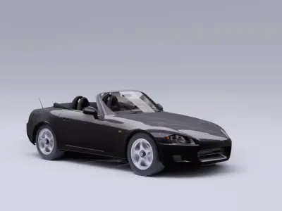 Honda S2000 model in Blender 3D model